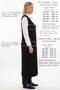 Knitwear Large Size Hijab Steel Knit Women's Corded Fabric Mother Winter Thick Long Black Vest - 3