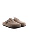 Comfortable Suede Mink Slippers with Closed Front Buckle 7005 - 2