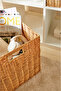 Washable Beige Pp Rattan Closet Laundry Children's Room Toy Organizer Storage Basket Organizer 33X33X33 - 6