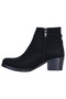 M-463 Black Matte Winter Women's Heeled Boots Shoes - 3