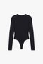 Deep V-Neck Bodysuit - 8