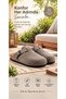 Comfortable Suede Mink Slippers with Closed Front Buckle 7005