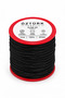 1mm Black Pleated Curtain Cord 100 Meters Polyester Curtain Mechanism Cord