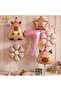 Capybara Themed 7Th Birthday Balloon Set 6 Pieces Capybara Balloons