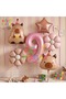 Capybara Themed 9Th Birthday Balloon Set 6 Pieces Capybara Balloons