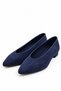 Navy Blue Lambskin Ballerinas 24005 - 5