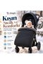 Universal Winter Stroller Foot Cover - Waterproof Wind-Resistant Warm Fleece Baby Stroller Footmuff 0-3 Years Old - 3