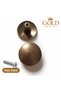 10-Piece Advantage Package-Gold Handle Antique Metal 35 mm Antique Drawer-Cabinet-Commode Handle - 6