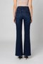 Women's Spanish Flare Jean High Waist Slimming Denim Pants - 4