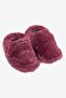 Furry Furry Burgundy Fur Barefoot Booties - 3