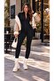 Black Fleece Fitted Jumpsuit - 7