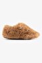 Furry Furry Chestnut Brown Fur Barefoot Booties - 5