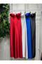 STRAPLESS SATIN DRESS - 5