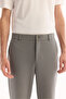 Men's Grey-Green Classic Waist Cotton Carrot Fit Trousers A52Y3061 - 5