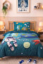 Little Astronaut 100% Cotton Junior Single Duvet Cover Set - 2