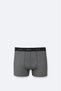 Men's Anthracite Patterned Cotton Single Boxer A52Y9500