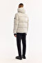 Men's Stone Hooded 100% Goose down Water Repellent Windproof -15 Degree Resistant Shiny Comfort Fit - 4