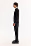 Men's Black Crew Neck 100% Acrylic Textured Knitwear Regular Fit Sweater E005088 - 3