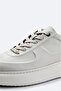 Men's White 100% Leather Flexible Sole Lightweight Casual Shoes A52Y8019 - 3