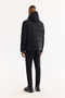 Men's Black Hooded 100% Goose down Water Repellent Windproof -7 Degree Resistant Regular Fit Inflatable Jacket - 4