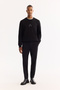 Men's Black Classic Waist Soft Touch Chino Slim Fit Trousers A52Y3019