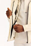 Men's Ecru Hooded Functional Dual-Use Water-Repellent Windproof Comfort Fit Seasonal Coat - 5