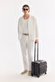 Men's White Apaj Collar Breathable 100% Linen Comfort Fit Shirt Jacket A61Y2114 - 8
