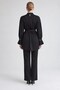 Ruffle Sleeve Detailed Double Suit Set Black - 3