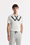 Men's Stone Waist Elasticated Lace-Up Pleated Relaxed Fit Trousers A51Y3252 - 6