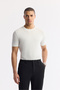 Men's Black Side Pocket Elastic Waist Bi-Stretch Comfort Slim Fit Trousers A51Y3211 - 6