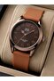 Orange Sport Plastic Cord Numeral Dial Men Wrist Watch