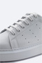 Men's White 100% Leather Flexible Sole Casual Shoes B008000 - 3