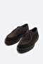 Men's Brown 100% Suede Lace-Up Classic Shoes A42Y8007 - 2
