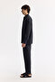 Men's Black Bottomed Britli Collar Soft Touch Oversize Fit Shirt A51Y2168 - 4