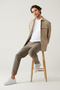 Men's Mink Classic Collar Garment Dyed Pocketed 100% Cotton Comfort Fit Denim Jacket A41Y6005 - 5