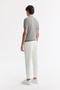 Men's Gray Crew Neck Viscose Blend Knitwear Regular Fit T-Shirt B005119 - 4