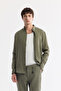 Men's Khaki Elastic Waist 100% Linen Relaxed Fit Trousers B003032 - 6