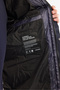Men's Navy Blue Hooded Water Repellent Windproof Shiny Puffer Comfort Fit Coat A42Y6104 - 4