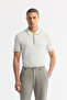 Men's Gray Side Pocket Elastic Waist Bi-Stretch Comfort Slim Fit Trousers A51Y3211 - 6