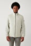 Men's Stone Stand Collar Reflector Printed Flexible Water Repellent Bi-Stretch Slim Comfort Fit Coat A41Y6023 - 3