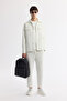 Men's White Classic Collar Cotton Jersey Comfort Fit Shirt Jacket A51Y2048 - 7