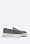 Men's Gray 100% Suede Lightweight Loafer Shoes A51Y8006
