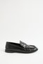 Loafer 2517 - Classic Leather Look Oval Toe Black Waterway Women's Loafer