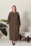 Women's Plus Size Etamin Abaya
