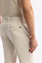 Men's Stone Side Pocket Bi-Stretch Comfort Slim Fit Trousers A51Y3206 - 6