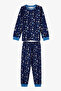 Boy's Blue Story Friends Cotton Long Sleeve 2-Piece Pajama Set - 5