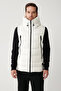 Men's White Goose Feather Water Repellent and Windproof Hooded Vest A32Y6504 - 6