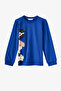 Boy's Cobalt Blue the Paw Club Cotton Long Sleeve Pajama Set - 2