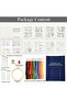 Embroidery Samples Book, Embroidery Starter Kit Blue, New Large Size Educational Embroidery Kit Pro Set - 3