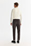 Men's Anthracite Classic Waist Thick Corduroy Chino Relaxed Fit Trousers A42Y3017 - 3
